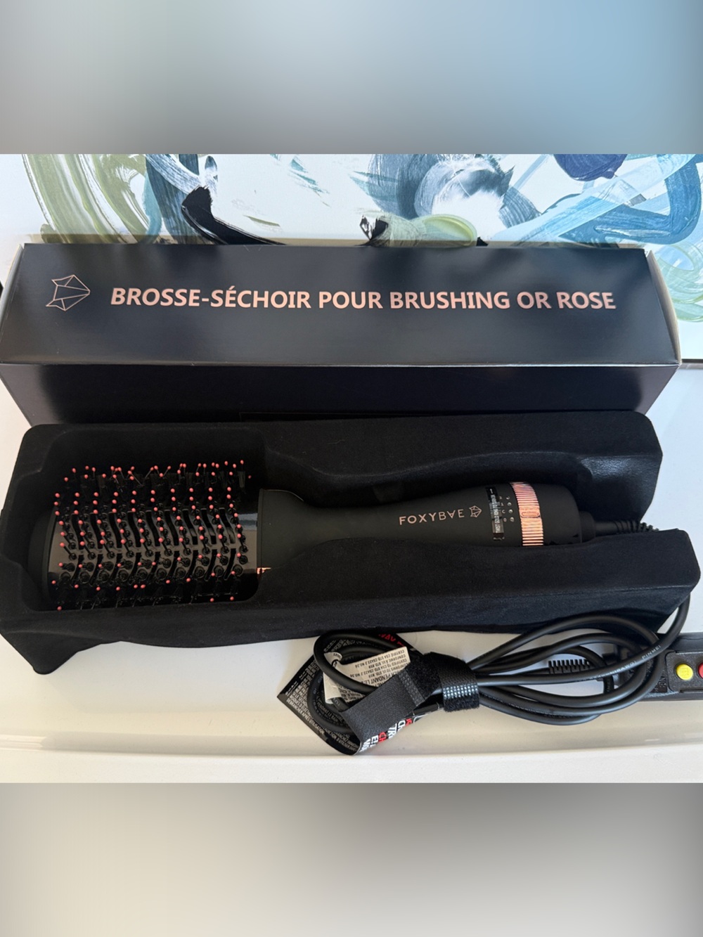 * NEW* FOXYBAE Rose Gold Blowout Dryer Brush